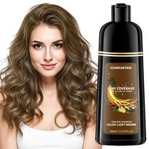 Shampoo Tinta para Cabelo Castanho Claro ICEMOUNTAIN 400ml