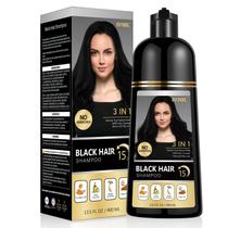 Shampoo Tinta para Cabelo Ivnil Preto Permanente 400ml para Cabelos Grisalhos Shampoo Tinta para Cabelo Ivnil Preto Permanente 400ml para Cabelos Grisalhos