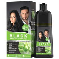 Shampoo Tinte Semipermanente para Cabello Negro Gowwim 500 ml