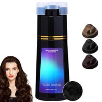 Shampoo Tintura Aiwejay para Cabelo Preto com Cobertura de Fios Grisalhos - Fórmula Herbal Shampoo Tintura Aiwejay para Cabelo Preto com Cobertura de Fios Grisalhos - Fórmula Herbal