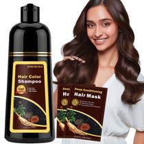 Shampoo Tintura BYAYW 500 ml Café Escuro 3 em 1 Shampoo Tintura BYAYW 500 ml Café Escuro 3 em 1
