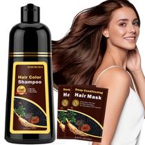 Shampoo Tintura BYAYW Castanho Escuro 500ml 3 em 1 Shampoo Tintura BYAYW Castanho Escuro 500ml 3 em 1