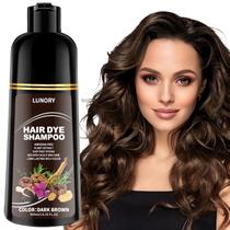 Shampoo Tintura para Cabelo Lunory Castanho Escuro 3 em 1 com Óleo de Argan Shampoo Tintura para Cabelo Lunory Castanho Escuro 3 em 1 com Óleo de Argan