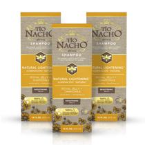 Shampoo Tio Nacho Natural Clareador 415ml Kit com 3