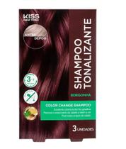 Shampoo Tonalizante Borgonha 3UN - Kiss New York