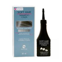 Shampoo Tonalizante cinza Soft Hair cinza escuro, 60mL