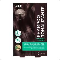 Shampoo Tonalizante Color Change Castanho Escuro - Kiss New York