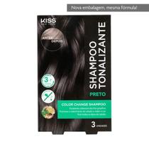 Shampoo Tonalizante Color Change Preto - Kiss New York