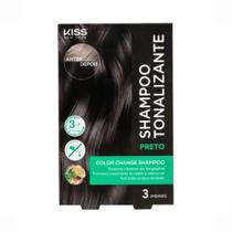 Shampoo Tonalizante Color Change Preto - Kiss New York