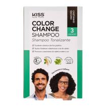 Shampoo Tonalizante Kiss Ny Color Change Castanho Escuro