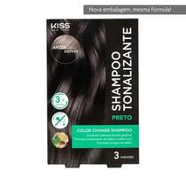 Shampoo Tonalizante Preto 3UN - Kiss New York