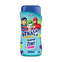 Shampoo Trá Lá Lá Kids 2 em 1 Aventura Justice League 250ml