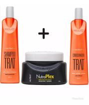 shampoo trat 250 ml + condicionador trat 250 ml + nutraplex 250 ml shampoo trat 250 ml + condicionador trat 250 ml + nutraplex 250 ml