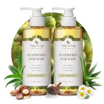 Shampoo Tree to Tub sem fragrância para couro cabeludo seco com óleo de argan