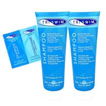 Shampoo TRISWIM para remoção de cloro 250mL (pacote com 2) com aloe Shampoo TRISWIM para remoção de cloro 250mL (pacote com 2) com aloe