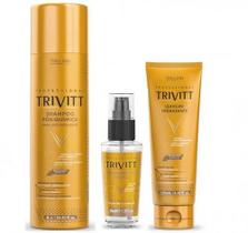 Shampoo Trivitt 1l + Leave-in + Reparador De Pontas 30ml