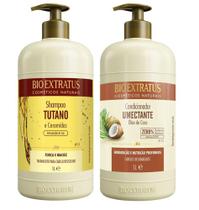 Shampoo Tutano + Condicionador Umectante 1l Bio Extratus