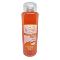 Shampoo Uso Diário Argan 500ml Restauração Dos Fios Crysal