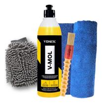 Shampoo V-mol Pano Microfibra Luva Microfibra Pincel Vonixx Shampoo V-mol Pano Microfibra Luva Microfibra Pincel Vonixx