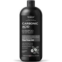 Shampoo VANIDOX, ácido carbônico, bloqueadores de DHT, 480 ml, estimulam o cabelo