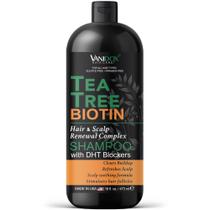 Shampoo VANIDOX Tea Tree com biotina e óleo de melaleuca 100% puro