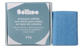 Shampoo Vegano Barra Sóllido 20g Todos Tipos De Cabelo - Sollido