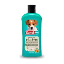 Shampoo Veterinário Sanol Dog Filhotes com Extrato de Mel 500ml