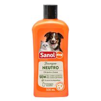 Shampoo Veterinário Sanol Dog Neutro para Cães e Gatos com 500ml