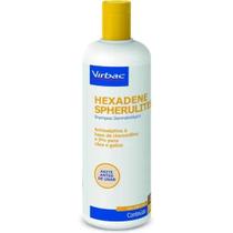 Shampoo Virbac Hexadene Spherulites Para Cães E Gatos 500ml Fragrância Clorexidina