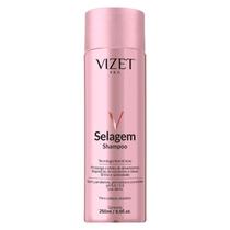 Shampoo Vizet Selagem Térmica Pós Progressiva 250ml Brilho, Nutrição e Prolonga Efeito do Alisamento Shampoo Vizet Selagem Térmica Pós Progressiva 250ml Brilho, Nutrição e Prolonga Efeito do Alisamento