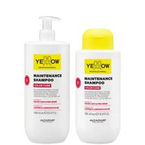 Shampoo Yellow Color Care 1,5 Litro Alfaparf Para Cabelos Coloridos Hidrata Nutre Brilho e Controle do Frizz Shampoo Yellow Color Care 1,5 Litro Alfaparf Para Cabelos Coloridos Hidrata Nutre Brilho e Controle do Frizz