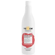 Shampoo Yellow Color Care 500ml Alfaparf Para Cabelos Coloridos Hidrata Nutre Brilho e Controle do Frizz