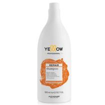 Shampoo Yellow Repair 1,5 Litro Alfaparf Hidrata Limpa e Fortalece Cabelos Danificados e Fragilizados
