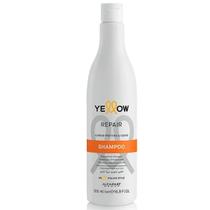 Shampoo Yellow Repair 500ml Alfaparf Hidrata Limpa e Fortalece Cabelos Danificados e Fragilizados