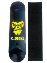 Shape c decks fibergalss yellow monkey 7.00" + lixa nacional