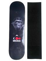 Shape c_decks gorila marfim premium + fiberglass 8.1" + lixa nacional