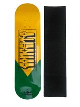 Shape de Skate Conceito Logo Grapixo Marfim + Lixa Nacional Grátis