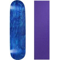 Shape de Skate Moose 7.5" Azul e Roxo com Lixa
