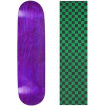Shape de Skate Moose 8.0" Roxo 7 Camadas de Maple com Grip