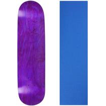 Shape de Skate Moose 8.0" Roxo Azul com Grip
