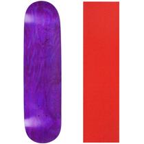 Shape de Skate Moose 8.0" Roxo com Grip Vermelho Shape de Skate Moose 8.0" Roxo com Grip Vermelho