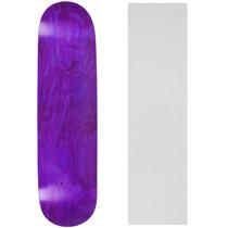 Shape de Skate Moose 8.0" Roxo Transparente com Grip Shape de Skate Moose 8.0" Roxo Transparente com Grip