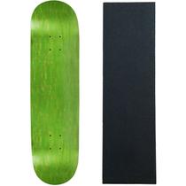 Shape de Skate Moose 8,25" Verde Tingido Preto com Lixa Shape de Skate Moose 8,25" Verde Tingido Preto com Lixa