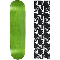 Shape de Skate Moose 8,5" Verde Maple 7 lâminas com Lixa Shape de Skate Moose 8,5" Verde Maple 7 lâminas com Lixa