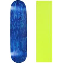 Shape de Skateboard Moose 7.75" Azul e Amarelo com Lixa Shape de Skateboard Moose 7.75" Azul e Amarelo com Lixa