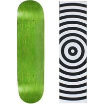 Shape de Skateboard Moose 8,5" Verde Maple com Lixa Shape de Skateboard Moose 8,5" Verde Maple com Lixa