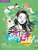 Shape it! level 3b combo students book and workbook with practice extra