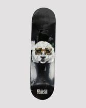 Shape Make Skateboards Marfim Polar - Preto/ Branco