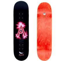 Shape Maple April Skateboard Logo A Red Black 8.0 Shape Maple April Skateboard Logo A Red Black 8.0