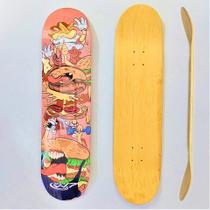 Shape Marfim Hamburguer W7Skate Shape Marfim Hamburguer W7Skate